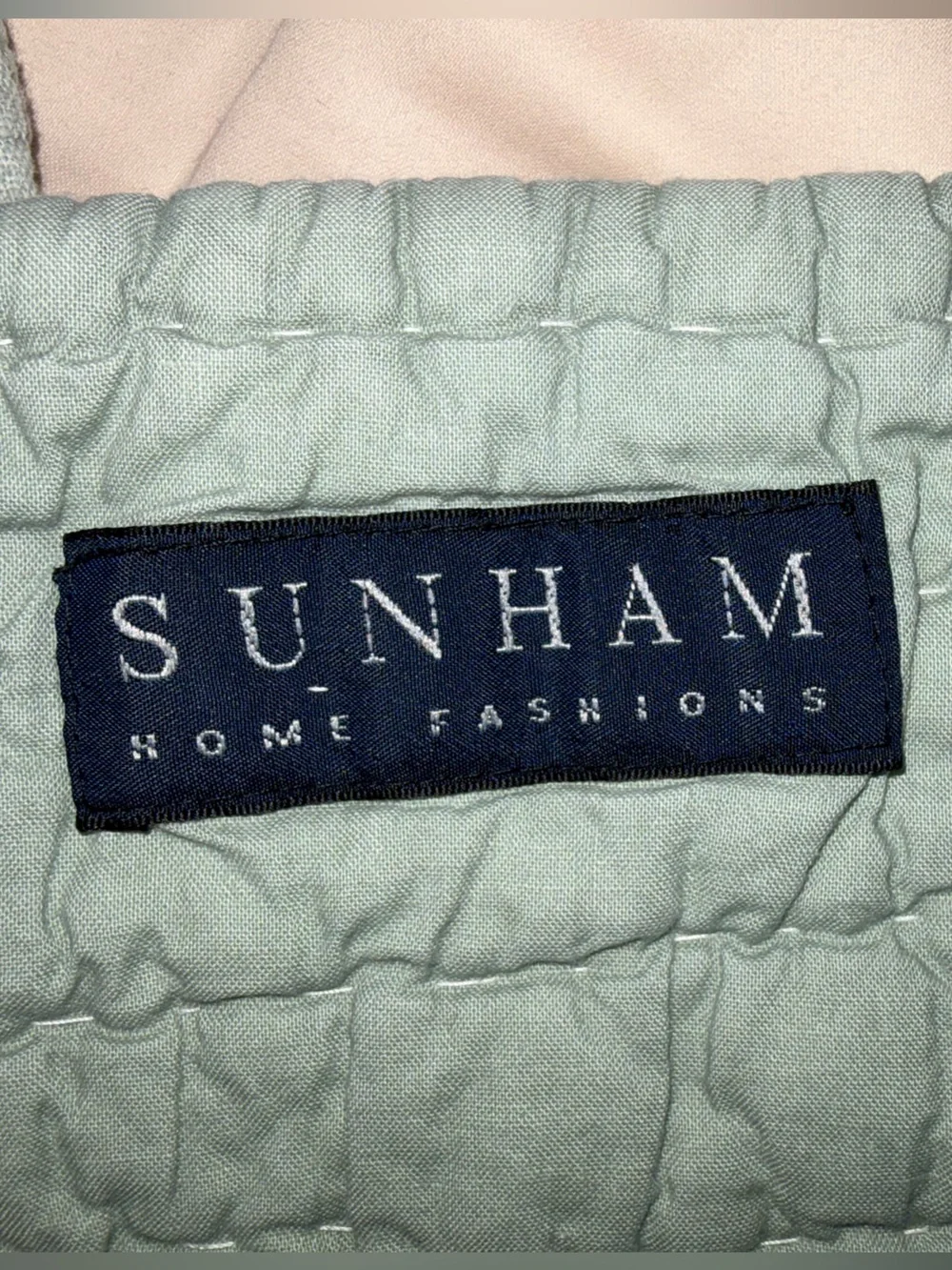RARE Sunham Home quilt embroidered Floral Bedspread Cottagecore shabby chic
